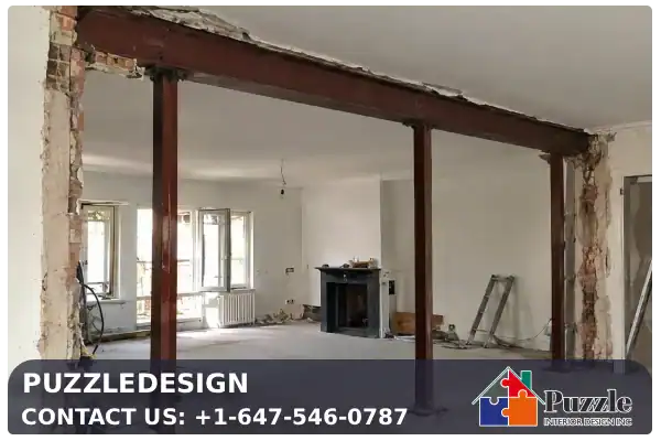 Load Bearing Wall Removal Mississauga | Puzzledesign Experts